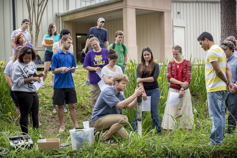 a class in the field