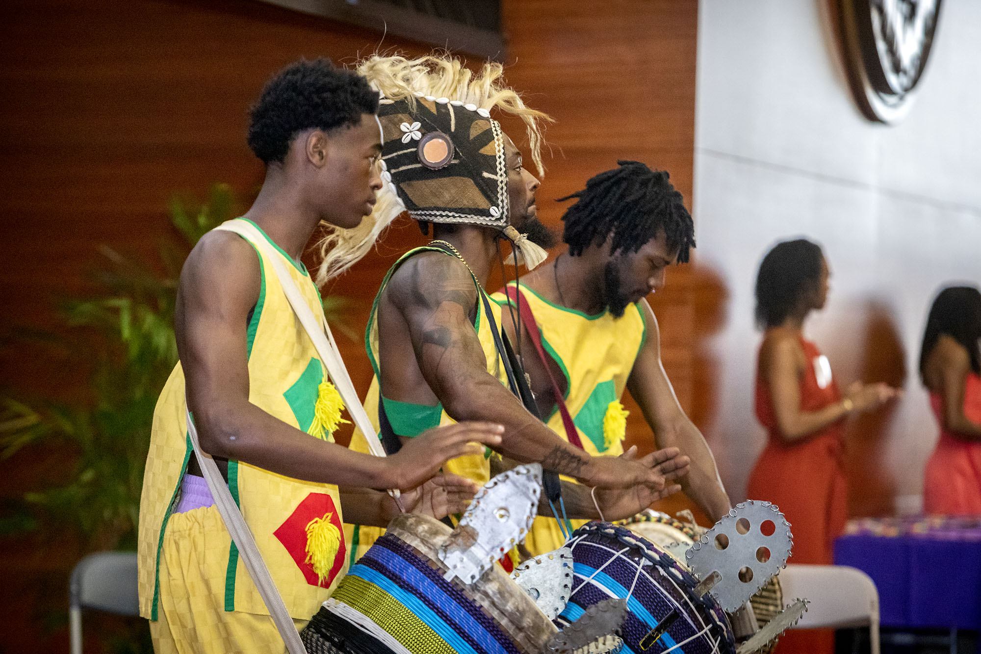 Drummers at robing ceremony