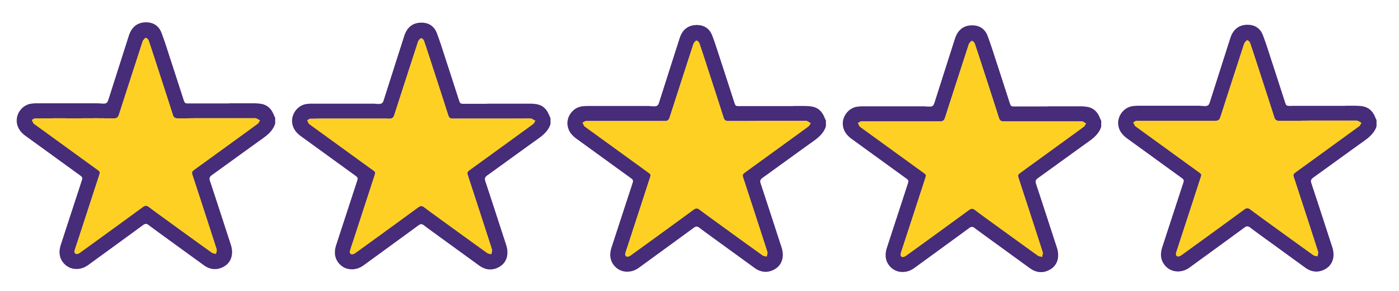 5 gold stars