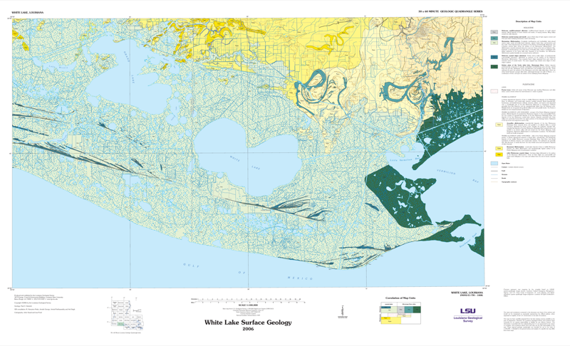 White Lake Surface Geology