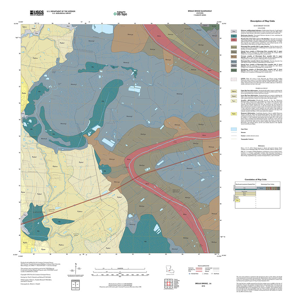 Broussard 24k surface geology