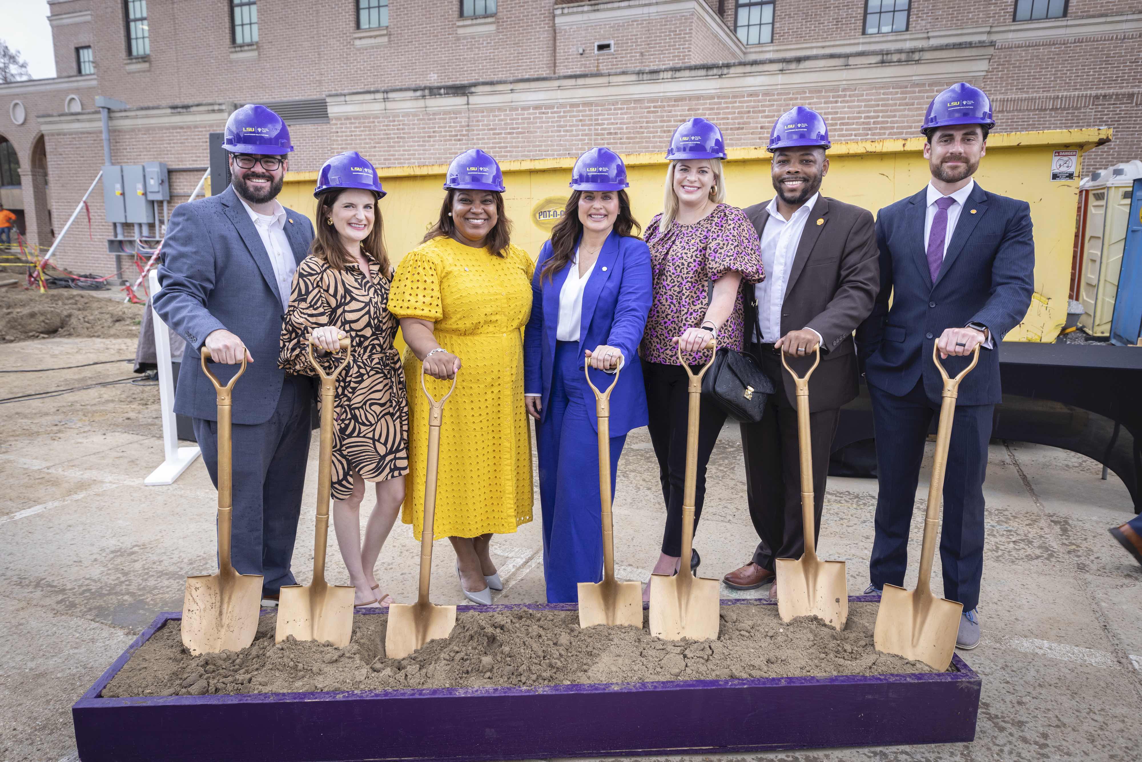 LSU Science Building groundbreaking ceremony