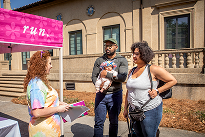 Parents at Resource Fair